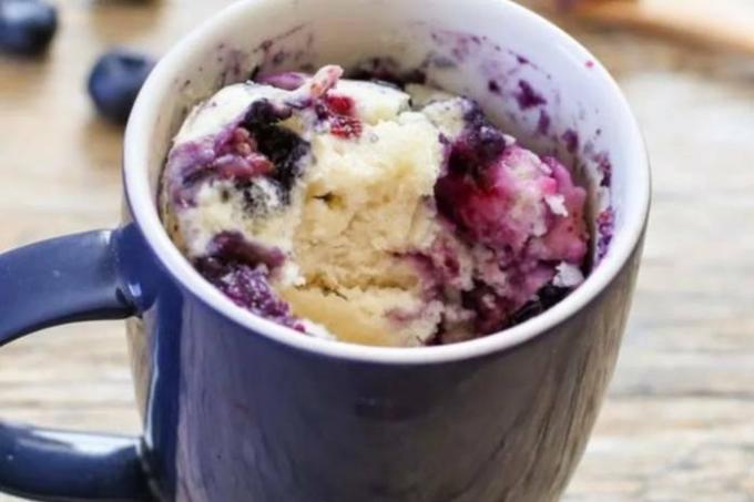 Berry cupcake v vrčku recept po korakih: kako kuhati v 5 minutah