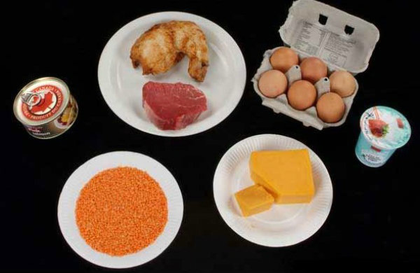 Beljakovine hrana - beljakovine v hrani