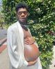 Raper Lil Nas X je uredil nosečniško fotografiranje