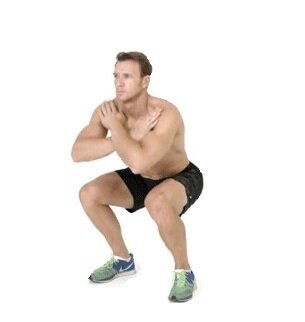 Čepe s pritrditvijo kolen v upognjenem položaju